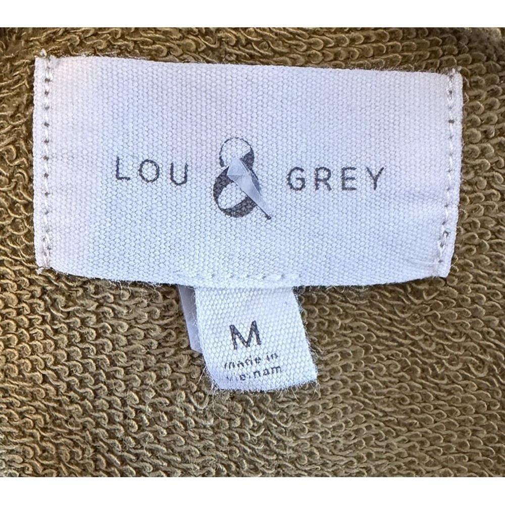 Lou & Grey Camping Themes Sweatshirt Medium Green Marshmallows Hiking Tent - Picture 5 of 6